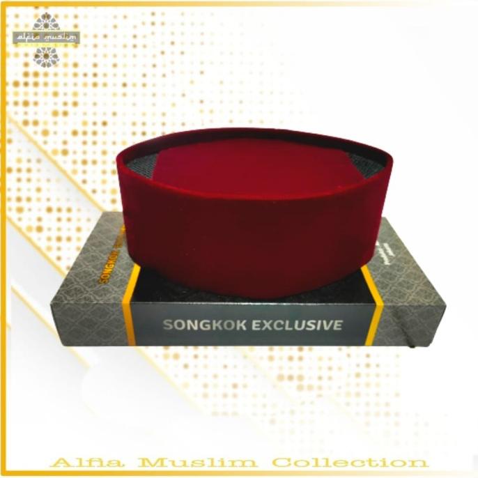 Peci Songkok Merah Marun