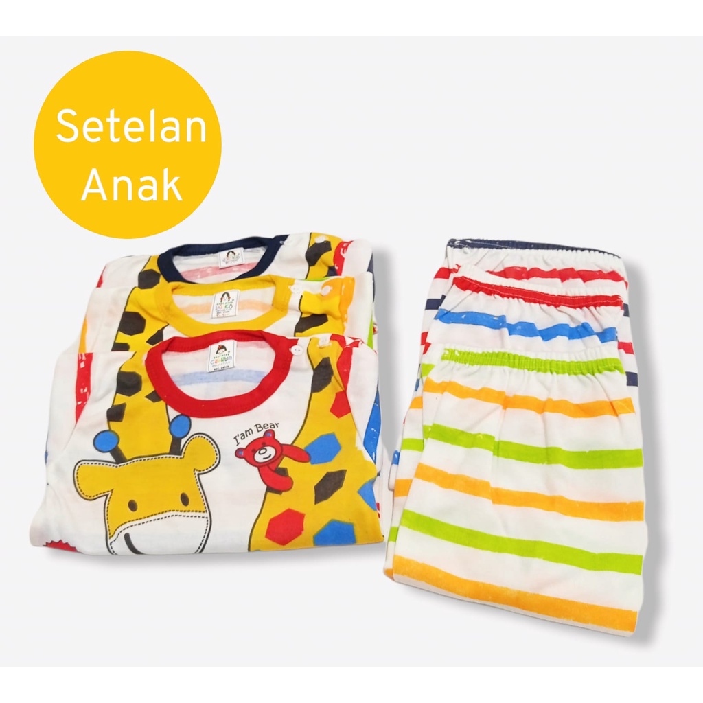 Setelan Pakaian Bayi BAJU ANAK  |Setelan Piyama Anak