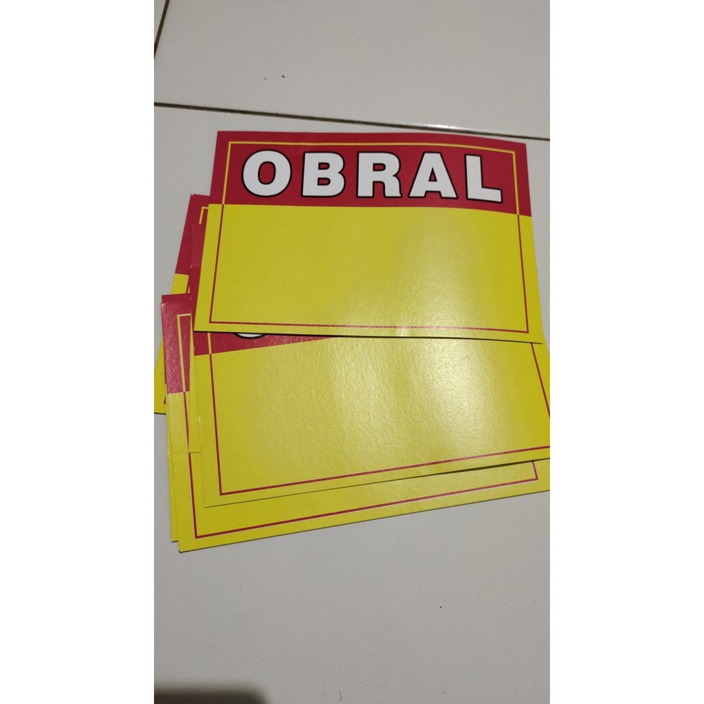 Kertas Obral Harga