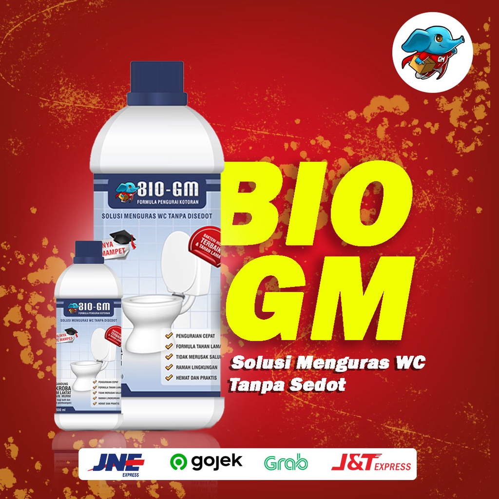BIO GM Atasi WC Penuh/Mampet & Atasi Septic Tank Penuh tanpa Sedot