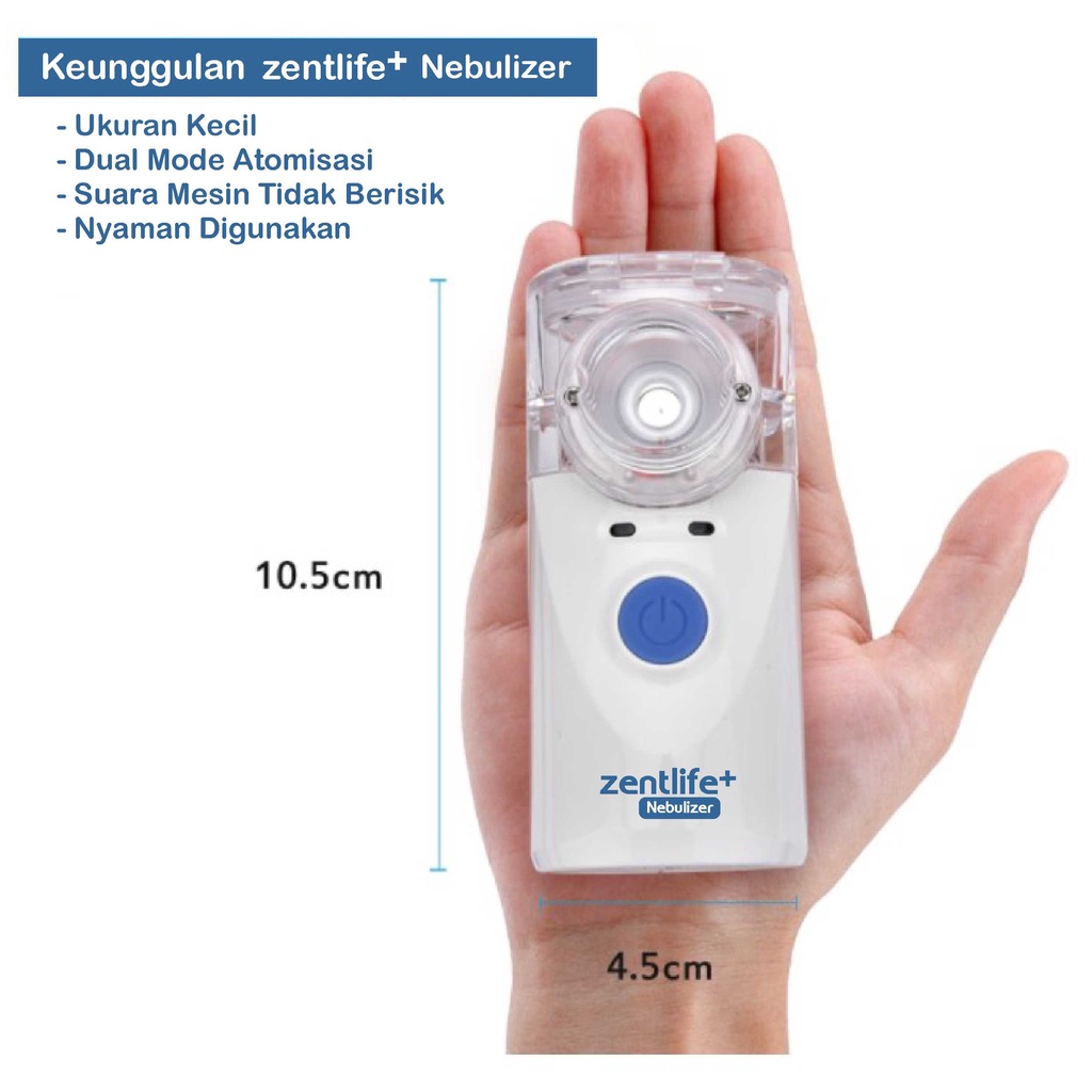 Zenlife Nebulizer Original Zentlife Nebulizer Alat Bantu Untuk Pernafasan Dua Atomisasi