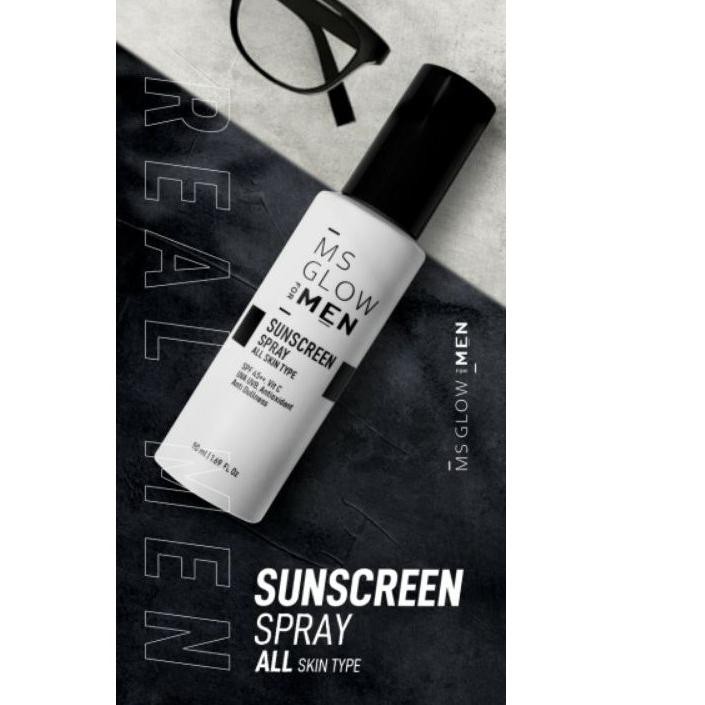 *Cuci Gudang [SIAP KIRIM] SUNSCREEN SPRAY MS GLOW FOR MEN (*＾წ＾)