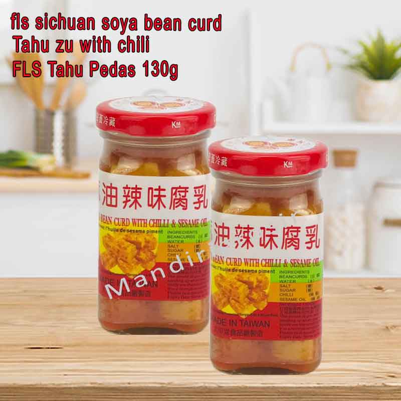 

Tahu zu with chili *FLS Tahu Pedas * fls sichuan soya bean curd * 130 grm