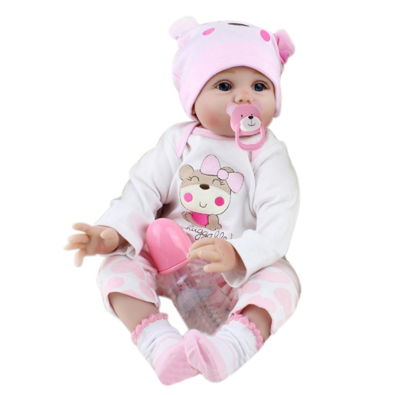 Mary Reborn Newborn Baby Realike Untuk Boneka Handmade Lifelike Silikon