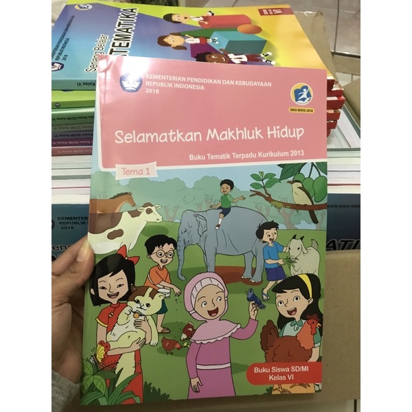 

BUKU TEMA 1 SELAMATKAN MAHLUK HIDUP kelas 6