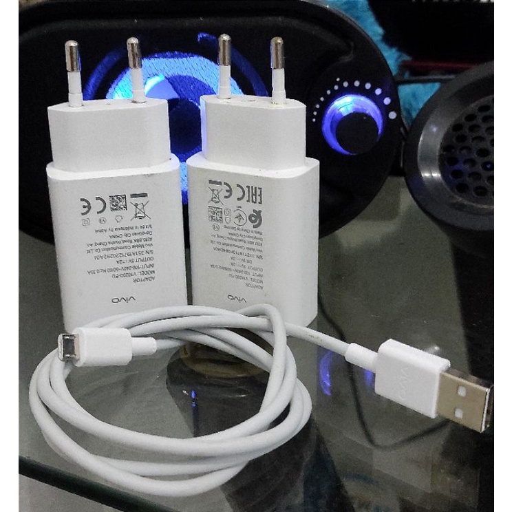 Charger Vivo Y20 Y11 Y1s Y83 Y12 Y95 Y15 V9 Original Bawaan hp