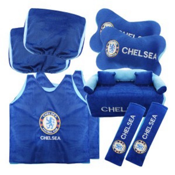 Bantal Mobil 5 in 1 Exclusive Club London Biru