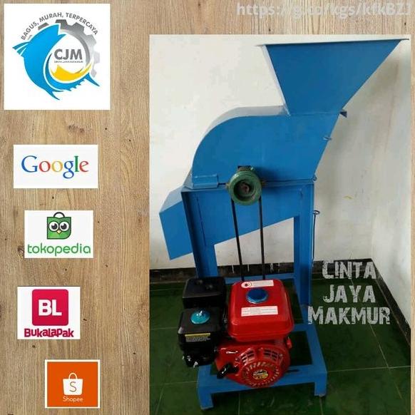 Mesin Pencacah Rumput Cacah Rumput Komplit Diesel Bensin Siap Pakai