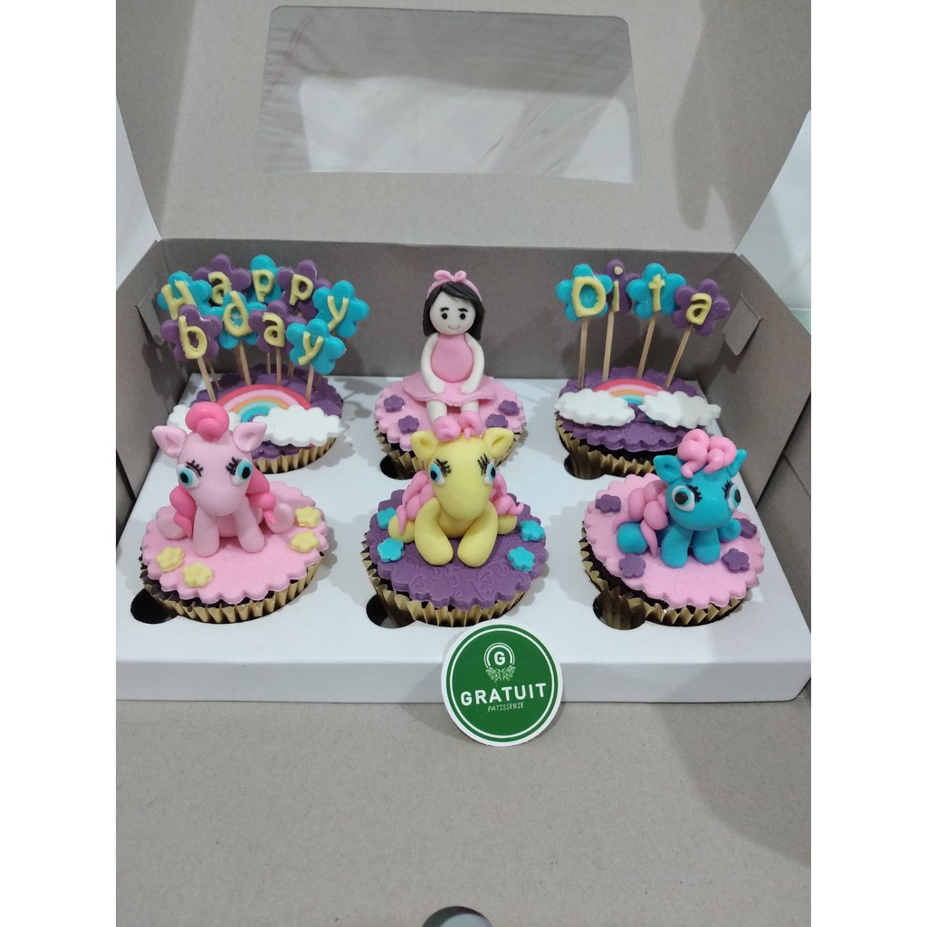 

Cupcake my little pony per pcs / CUPCAKE ULANG TAHUN