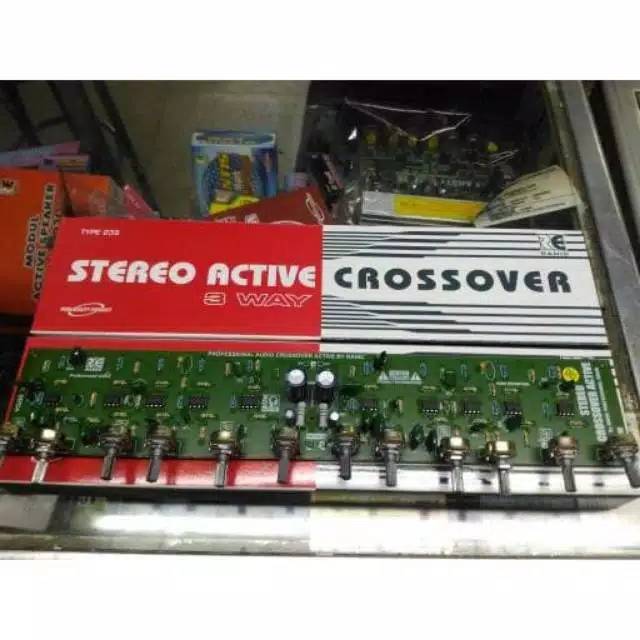Kit crossover aktif 3 way stereo