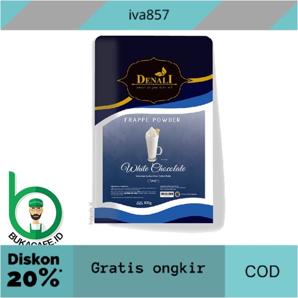 

PROMO White Chocolate Denali Powder Drink 800gr GRATIS ONGKIR