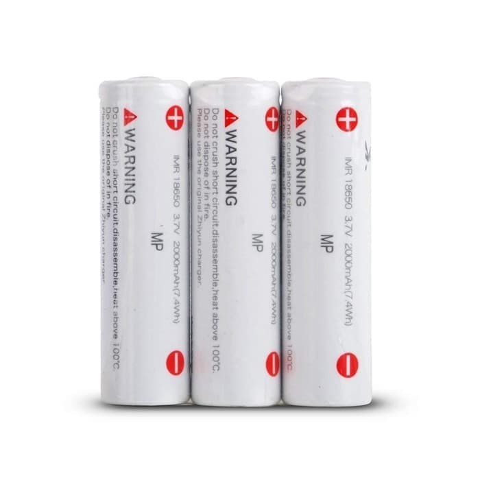 3 Pack Zhiyun 18650 3.7V 2000mAH Li-Ion Battery for Crane-2 Gimbal Stabilizer
