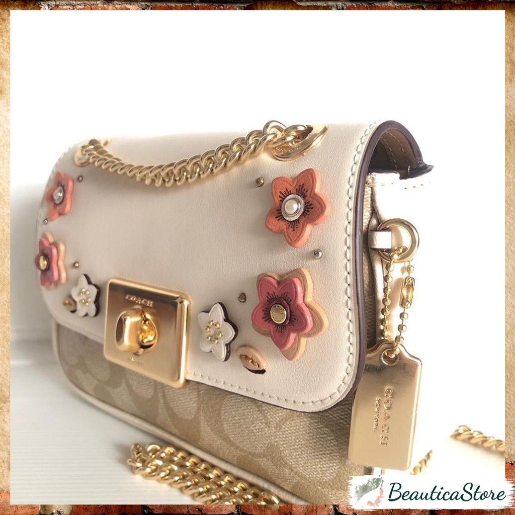 ORIGINAL COACH - Mini Cassidy Sign Chalk Floral Bag [ FULLSET WITH TAG ]