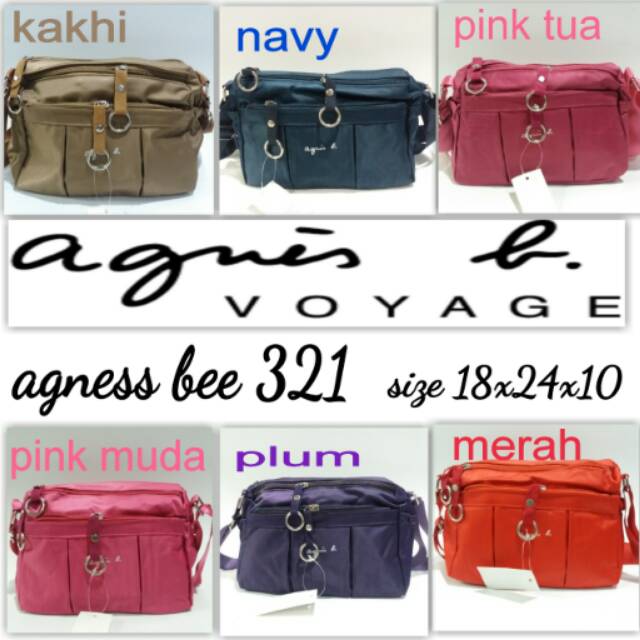 Tas slempang mini agness b voyage 321  murah