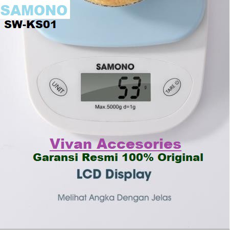 Timbangan Bumbu Dapur Samono SW-KS01 Digital LCD Display 5Kg