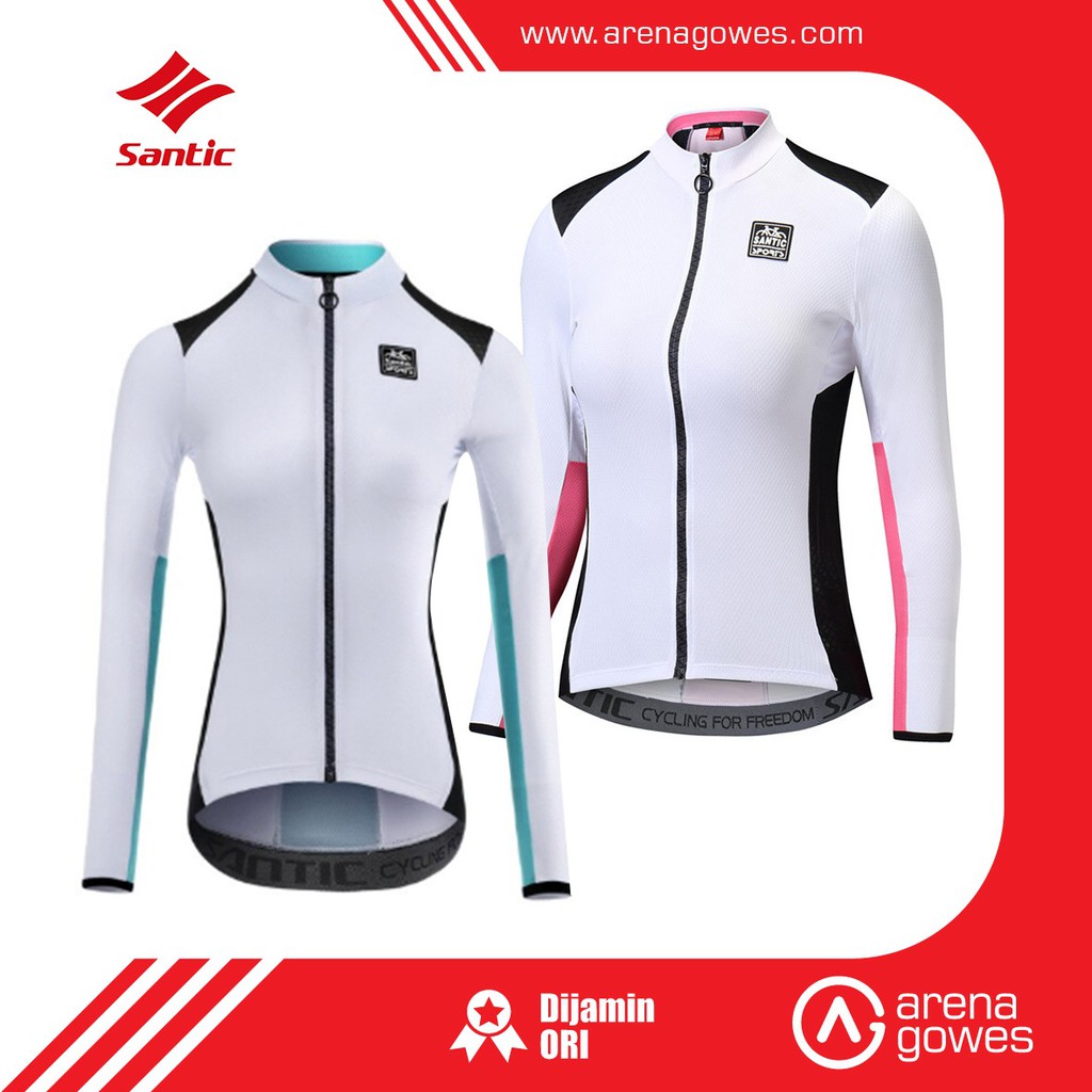 Jersey Sepeda Wanita Lengan Panjang Santic Guardian Angel jersey sepeda lengan panjang jersey sepeda
