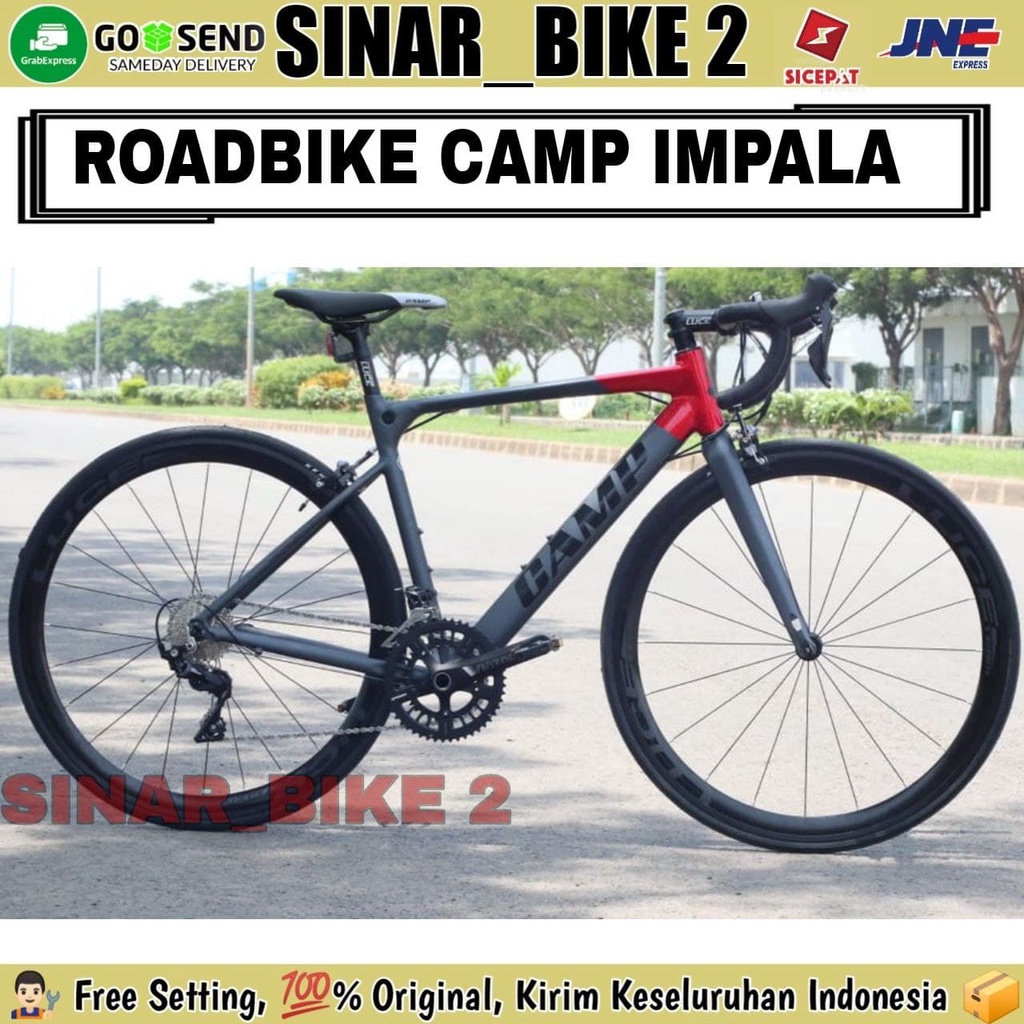 Sepeda Balap ELEMENT CAMP IMPALA Roadbike 700C Shimano 105 2X11 Speed