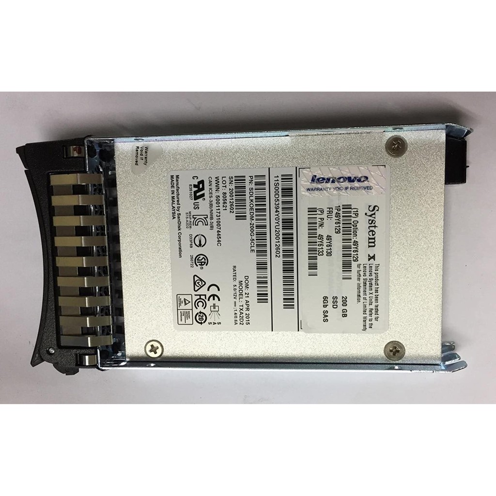 IBM/Lenovo SSD Server  System X - S3700 400GB SATA 2.5" MLC HS Enterprise SSD P/N : 41Y8336