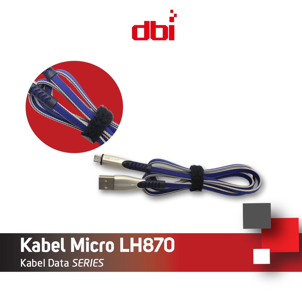 Kabel Data Flat Micro USB 100cm FAST CHARGING 4A CELLKIT LH870