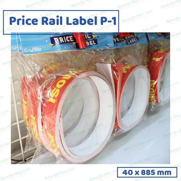 

Produk Unggulan] Price Rail Label Promosi