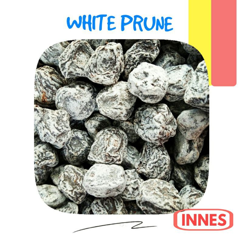 

Manisan Kiamboi Biji Asem Asin Manis / White Prune / Asinan Kiamboy Putih