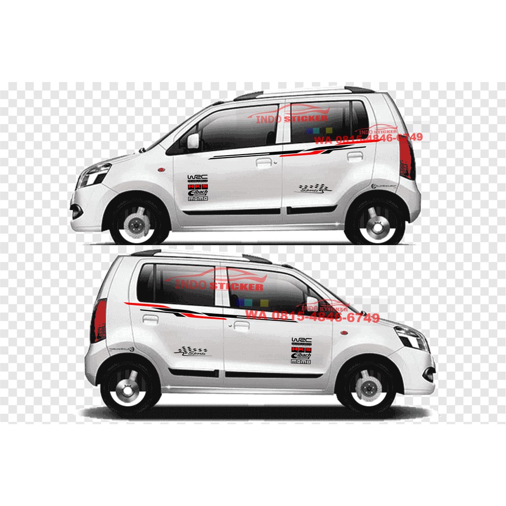 CUTTING STIKER MOBIL WAGON R STIKER STICKER MOBIL KARIMUN WAGON R