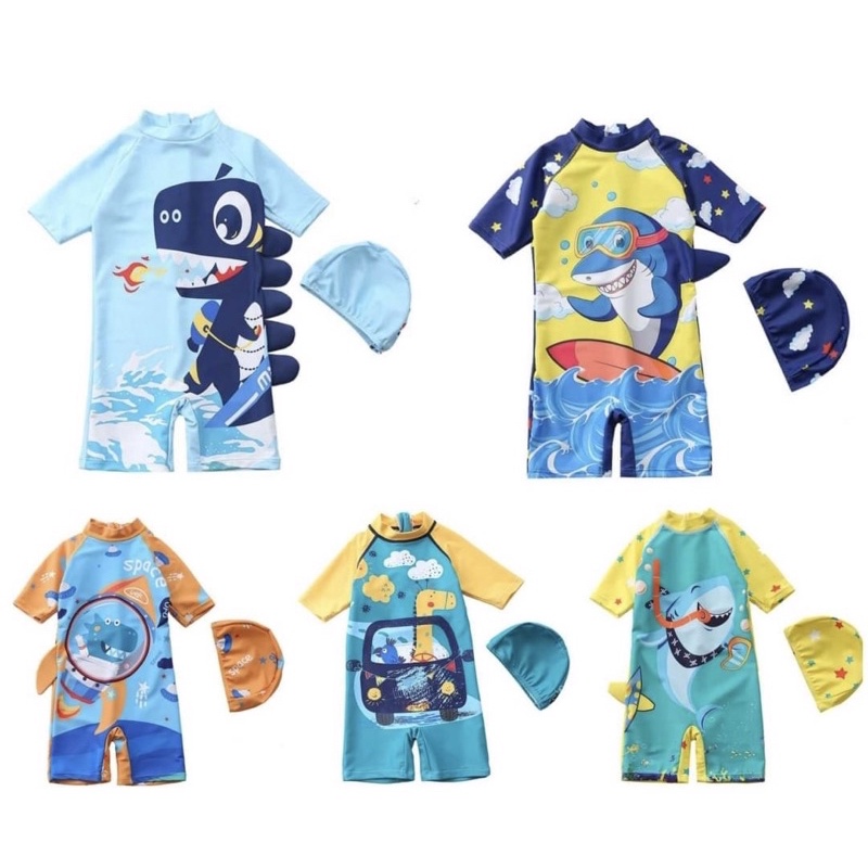 Baju Renang Anak Bayi Cowok Baby ADVENTURER Boy 1 2 Tahun Balita batita