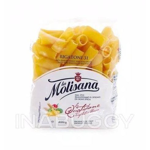 

Terlaris# La Molisana Rigatoni Tube Shape Italian Pasta Bulat Mie Italia