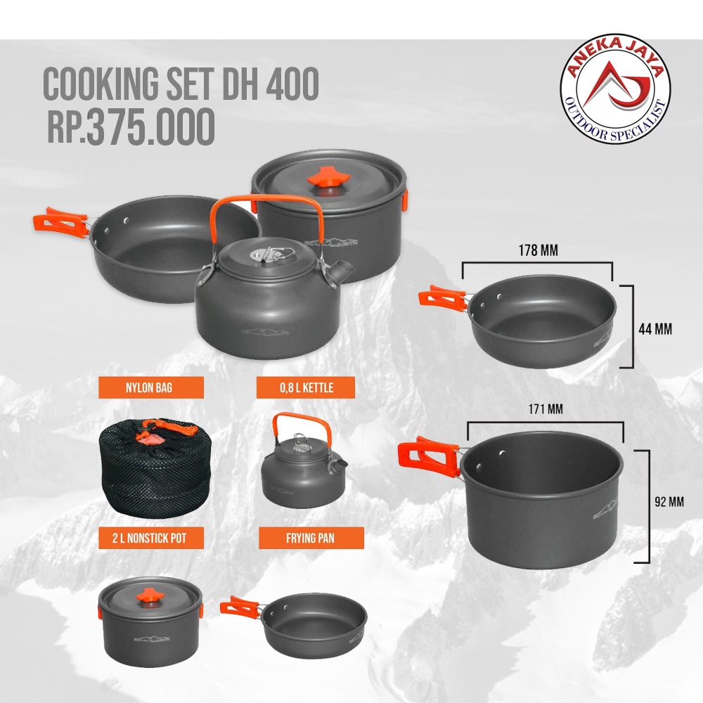 COOKING SET DHAULAGIRI DH 400