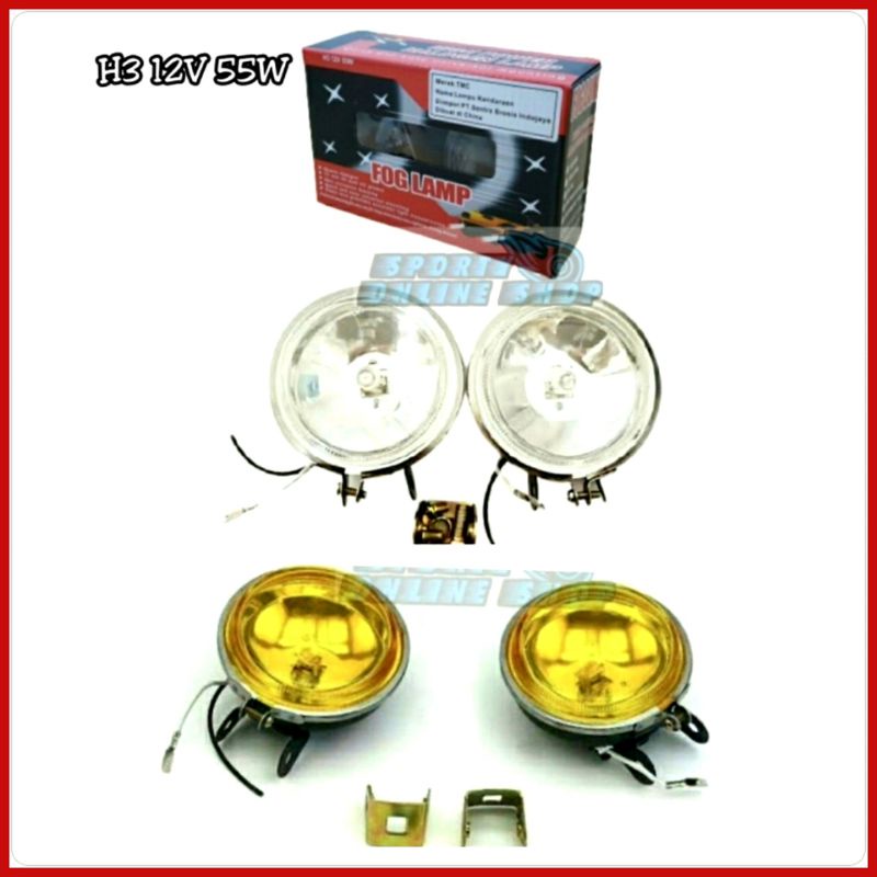 Fog Lamp 199 Kaca 3 inch Universal