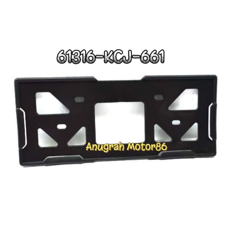 61316-KCJ-661 Guard Number Plate Tatakan Plat Nomor ADV 150 CB150 Verza CB150R Scoopy Sonic Verza