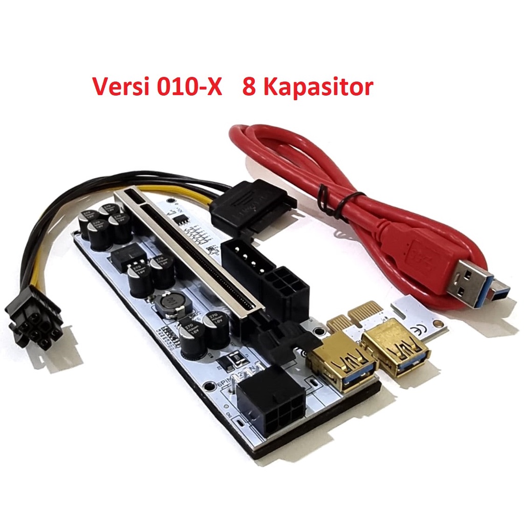 Riser PCIE 1x to 16x USB3.0 Card For Mining High Quality PCIE Riser Card