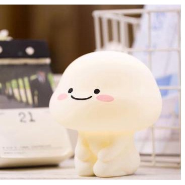 Lampu Tidur Quby si Pentol Star Moly Soft Head Touch Dimmer Original