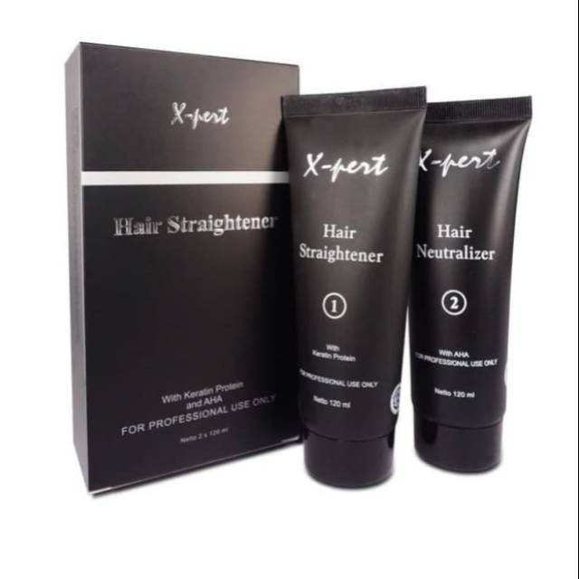 X-pert Hair Straightener tube (Pelurusan rambut)