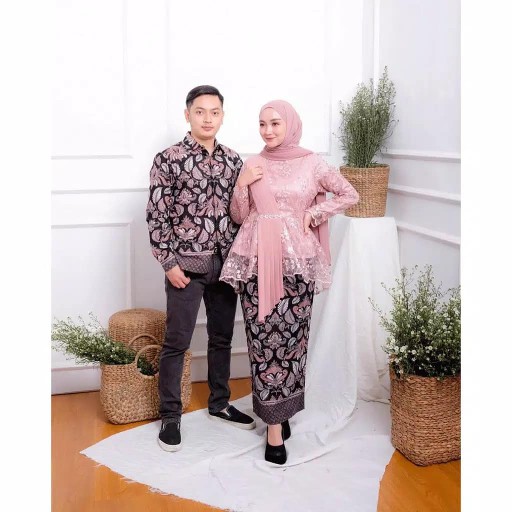 Shopashop Solo Batik Couple Set Brukat Tifanka Tille Mutiara