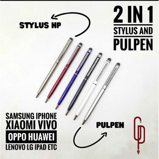 STYLUS PEN UNIVERSAL 2 IN 1 SUPPORT SEMUA ANDROID & IOS IPAD &TABLET