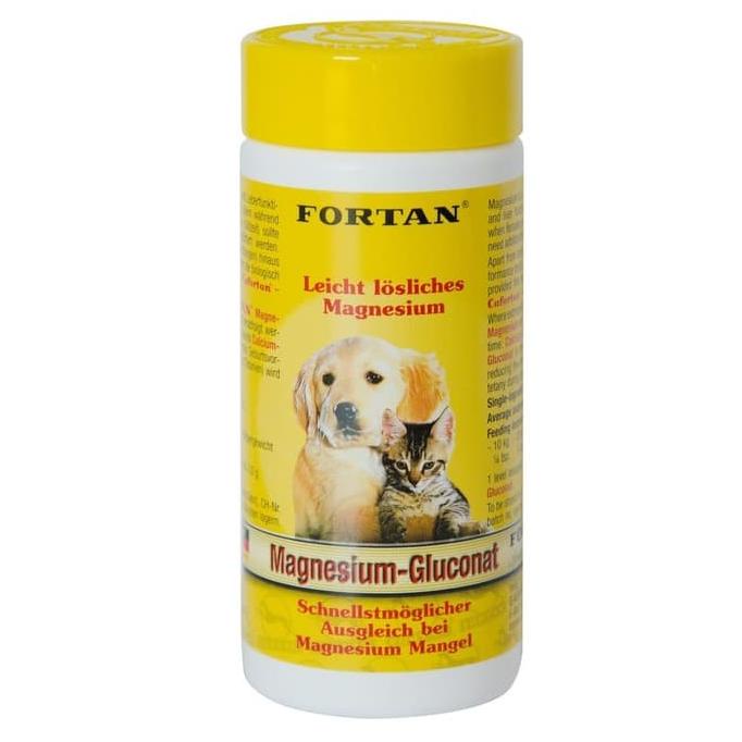 FORTAN Vitamin Anjing Kucing MAGNESIUM Gluconat 90gr