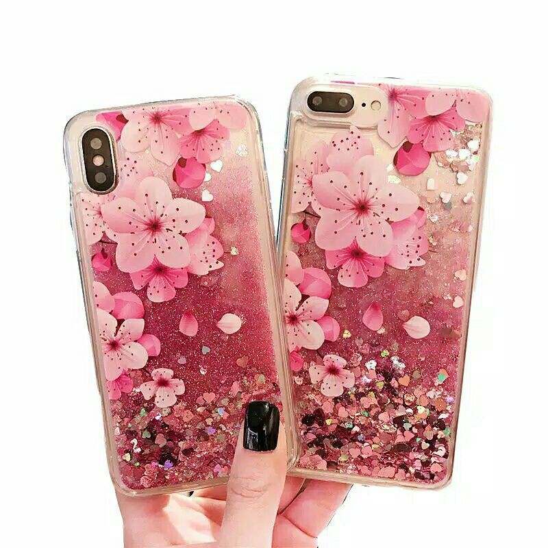 Case Oppo A3s  Glitter gerak