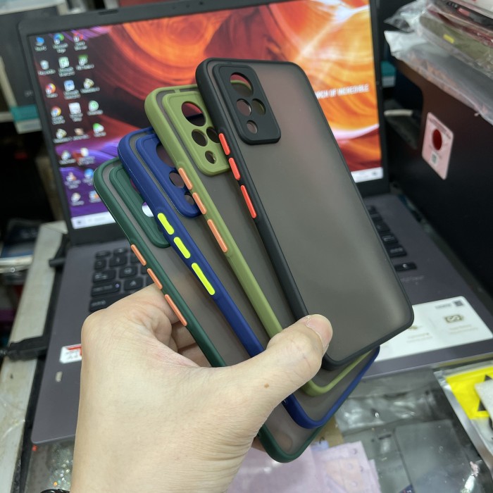 VIVO V21 PREMIUM BUMPER HYBRID DOVE CASE BAHAN ANTI PECAH