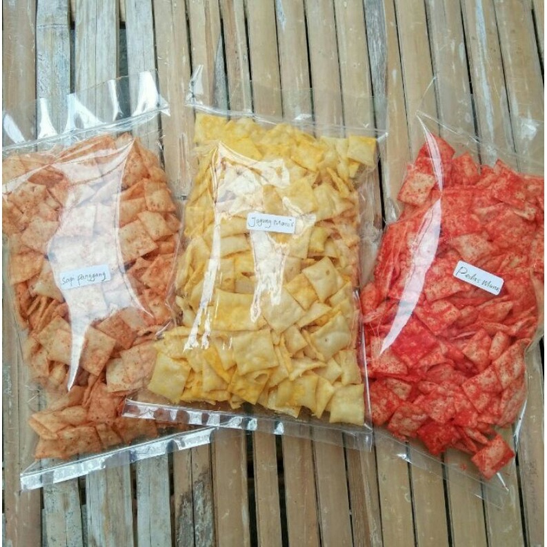 

COD[80gr] Keripik Kulit Lumpia Keripik Pangsit Kulpi Renyah Enak Gurih Murah Berbagai Macam Rasa