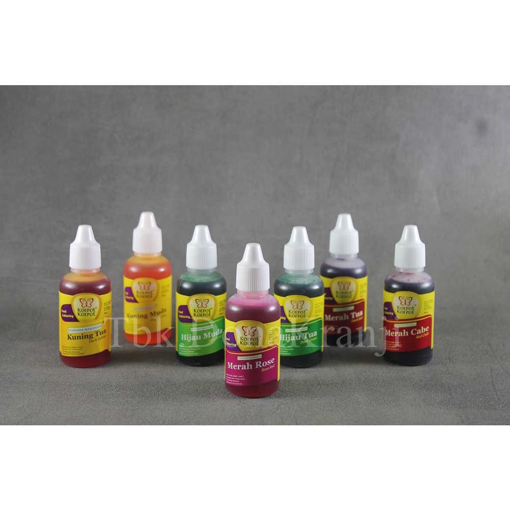 

Pewarna Makanan Koepoe - Koepoe 30ml/Varian Warna