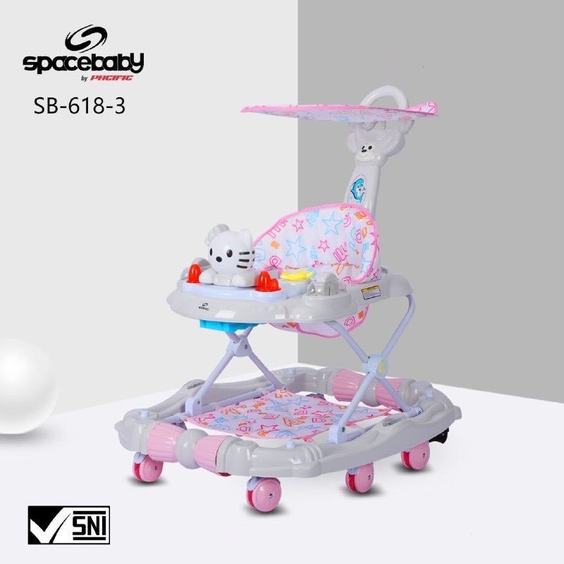 [FREE PACKING KARDUS] Baby Walker Space Baby SB 612-3 611-3 615-3 618-3