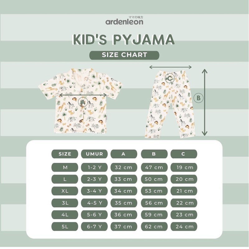 Ardenleon Kids Pyjama Motif