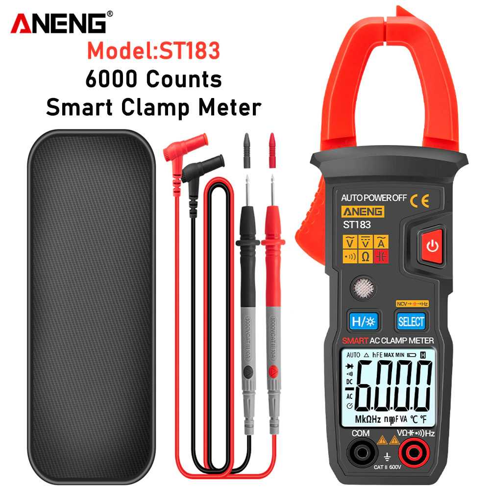ANENG Digital Multimeter Voltage Tester Clamp - ST183