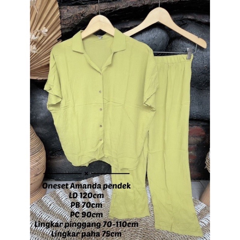 ONESET AMANDA// ONESET CRINGKLE// ONESET MURAH