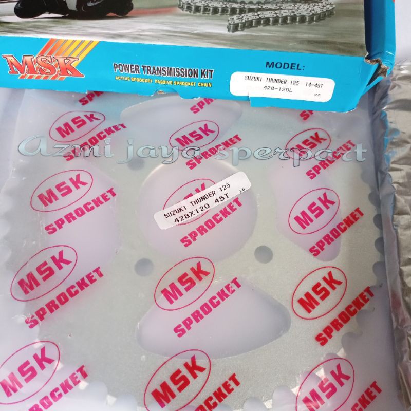 Gear gir ger set THUNDER 125 GER set Suzuki Thunder 125 MSK