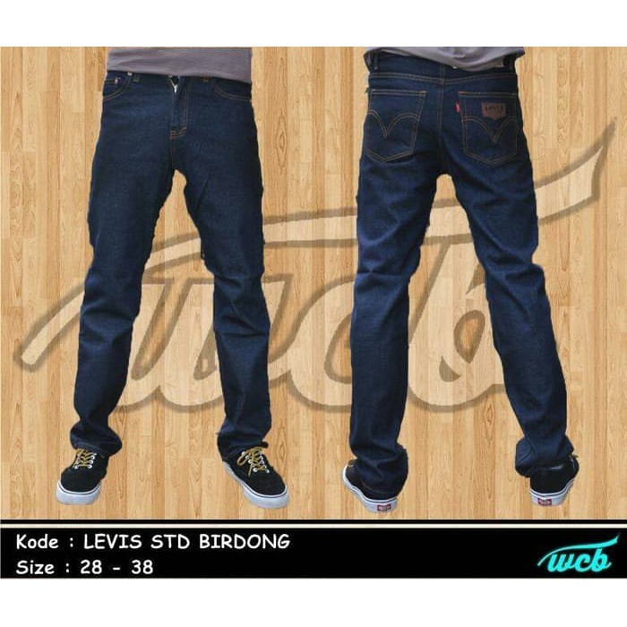 celana jeans levis biru dongker standarregular Basm K2U4