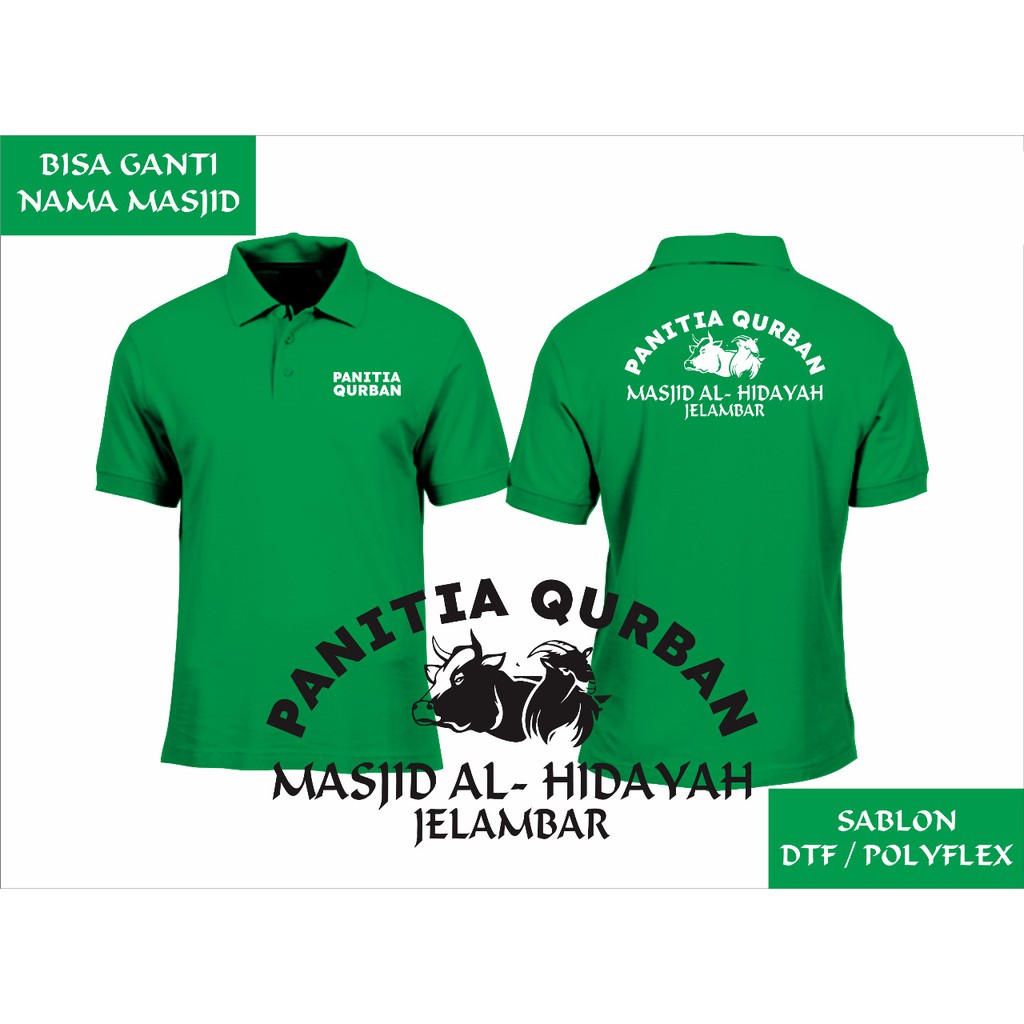 POLO PANITIA QURBAN - BAJU KERAH QURBAN - KURBAN