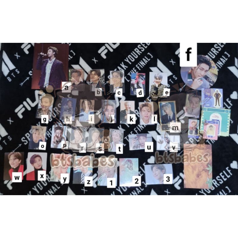 Photocard PC BTS RM NAMJOON MPC NAMJOON RM ALBUM DVD RARE