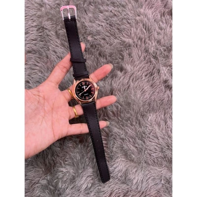 JAM TANGAN WANITA ALBA ANALOG TALI KULIT ANTI AIR || JAM TANGAN WANITA ALBA MURAH || JAM TANGAN SIMPLE || JAM TANGAN WANITA MEWAH COD